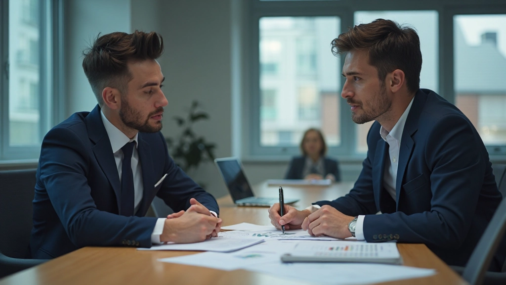 Обсуждение инвестиционной стратегии в конференц-зале