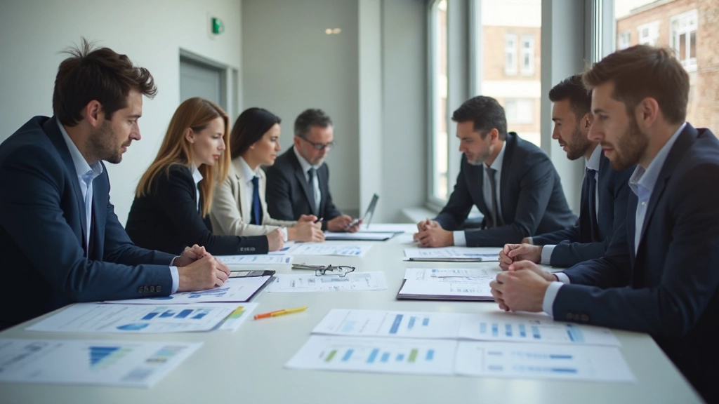 Современный учебный класс финансовой академии с интерактивными досками и рабочими столами