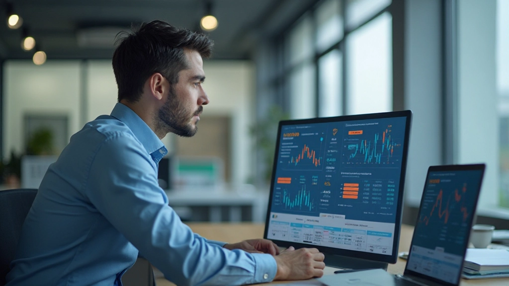 Профессиональный анализ финансовых отчётов на экране компьютера